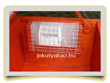 kutyaház fűtés